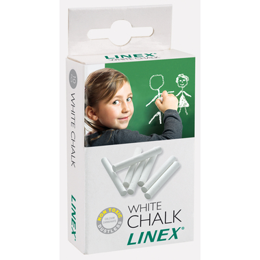 Linex -  Tafelkreiden 100412172 weiss 10 Stück