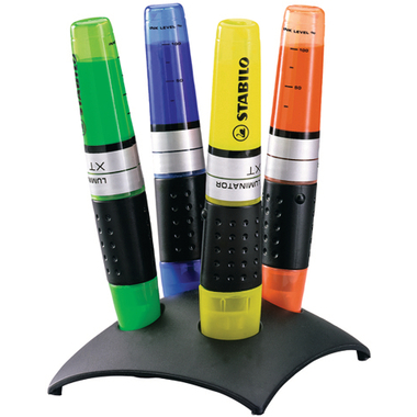 STABILO Textmarker LUMINATOR, 4er Kunststoff-Tischset