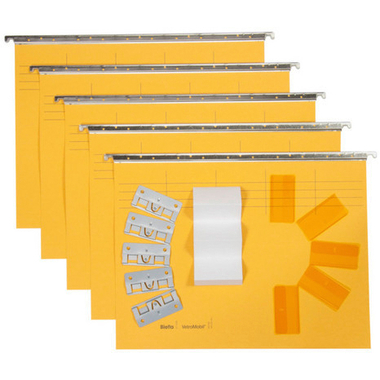 BIELLA Hängemappen-Set A4 27145520U gelb 32x25cm 5 Stück