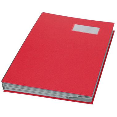BIELLA Unterschriftenmappe A4 34142045U rot 20-teilig