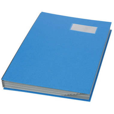 BIELLA Unterschriftenmappe A4 34141005U blau 10-teilig