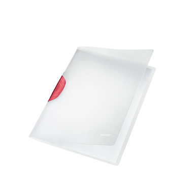 LEITZ Klemmhefter ColorClip Magic, DIN A4, PP, rot-
