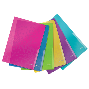 Leitz WOW Folder. For A4 document. Embossed long-lasting