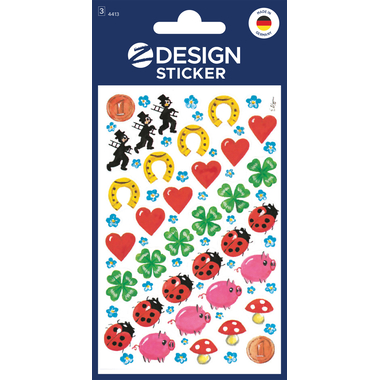 Z-DESIGN Sticker Creative 4413 Lucky charm 102 pcs/3 feuilles
