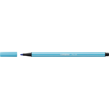 STABILO Pen 68, Fasermaler/68-57, azurblau, 1mm