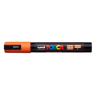 Uni Posca Marker Medium Bullet Tip PC-5M, Orange
