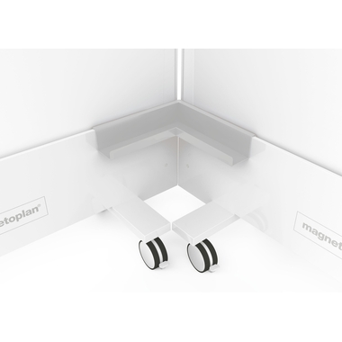 Magnetoplan Eckablage Infinity Wall 114667035 lichtgrau