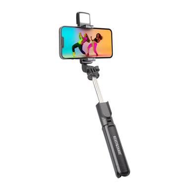 Perche à selfie universelle avec lumière pour smartphone | SBS