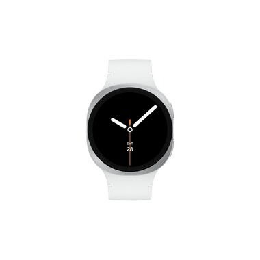 Samsung Galaxy Watch 8 3.3 cm (1.3") AMOLED 40 mm Digital 438 x 438 pixels Touchscreen Silver Wi-Fi GPS (satellite)