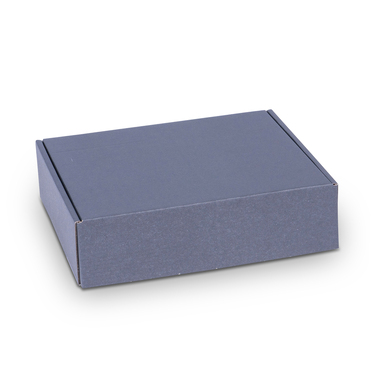 Boîte cadeau avec couvercle à charnière anthracite 232x182x62mm