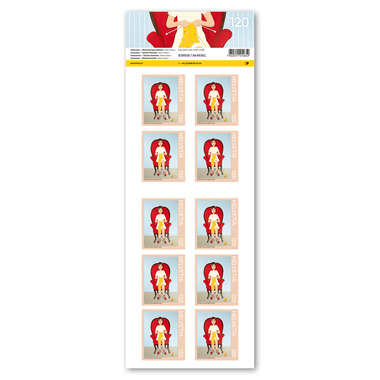 Timbres CHF 1.20 «Alles Käse», feuille de 10 timbres