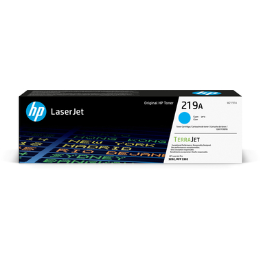 HP Toner-Modul 219A cyan W2191A CLJ Pro 3202/MFP 3302 1200 S.