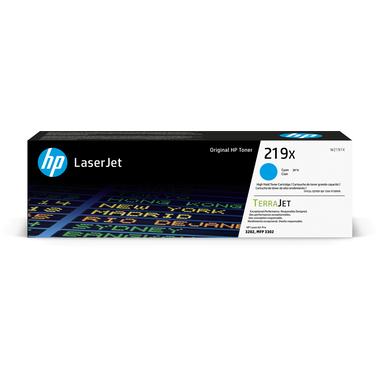 HP Toner-Modul 219X cyan W2191X CLJ Pro 3202/MFP 3302 2500 S.