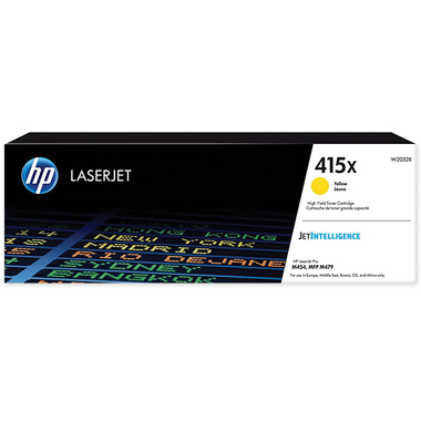 HP Cartouche toner 415X yellow W2032X CLJ Pro M454/MFP M479 6000 p.