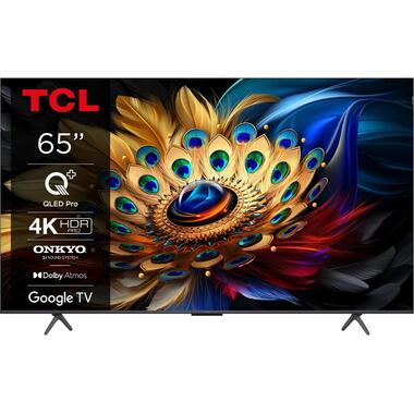TCL C65 Serie C6 Smart TV QLED 4K 65" 65C655, audio Onkyo con subwoofer, Dolby Vision - Atmos, Google TV