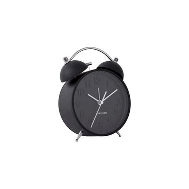 KARLSSON Réveil classique Iconic Noir mat