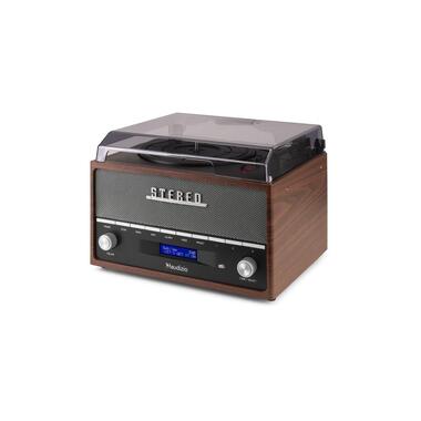 Audizio Plattenspieler mit Bluetooth Frisco Braun/Grau