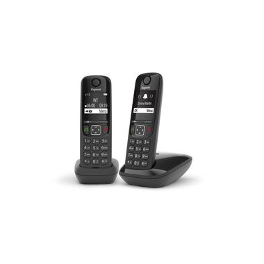 Gigaset Schnurlostelefon AS690 Duo  Schwarz