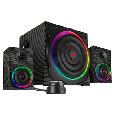 Speedlink PC-Lautsprecher Gravity Carbon RGB 2.1