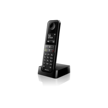 Philips D4701B DECT-Telefon Anrufer-Identifikation Schwarz