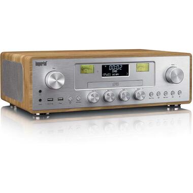 Imperial 280SI DAB+ Radio Speaker, CD Player, Bluetooth, FM, USB, ASA & DAB Digital - Silver