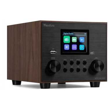 Audizio DAB+ Radio Vieste Schwarz/Braun