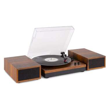 Fenton Plattenspieler Set RP165B Braun