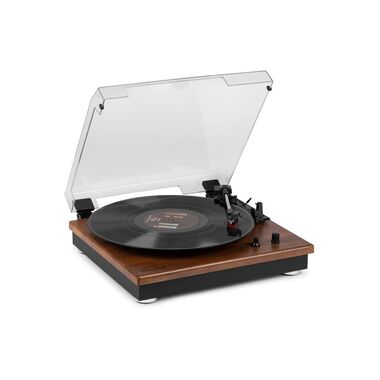 Audizio Plattenspieler mit Bluetooth RP112L Dunkelbraun