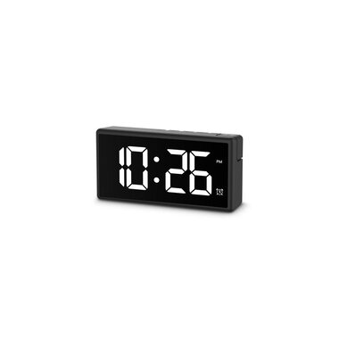 Hama Ibiza Digitaler Wecker Schwarz, Grau