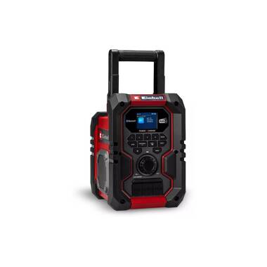 Einhell Radio à accu TE-CR 18 Li DAB+/FM/BT, Solo Rouge
