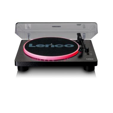 Lenco Plattenspieler LS-50LEDBK Schwarz