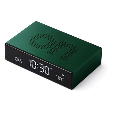 Lexon Réveil numérique Flip Premium Vert foncé