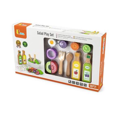 Viga Spiel-Lebensmittel Salat-Set