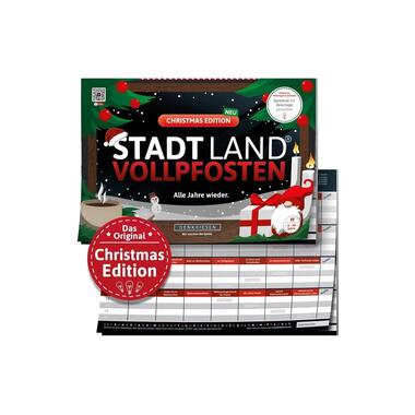 Denkriesen Stadt Land Vollpfosten – A4 Block Christmas Edition (d)