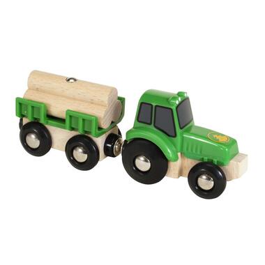 BRIO BRIO World Tracteur avec remorque en bois