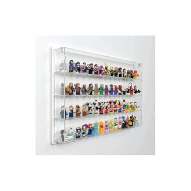 iDisplayit Baukasten Acryl-Wand-Display für 60 LEGO-Minifiguren