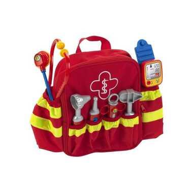 Klein Spielzeug-Arztkoffer "Rescue Backpack"