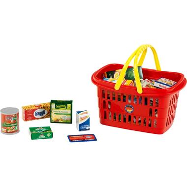 Klein-Toys Spiel-Lebensmittel Einkaufskorb, gefüllt