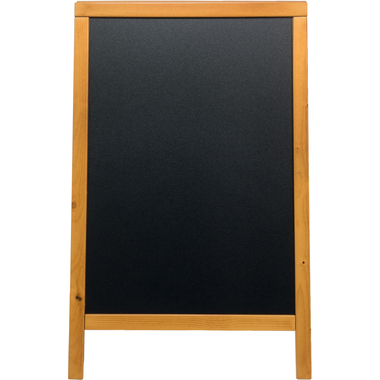 Securit SBDW-TE-85 chalk board Black Melamine Resin Wood