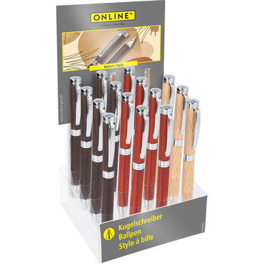 ONLINE Display Kugelschreiber 31174/15 Nature Style