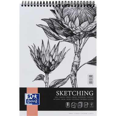 OXFORD Skizzenblock Sketching, DIN A4