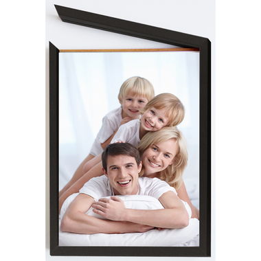 DEBEX Cadre interchangeable 15x21cm H8401V150210 Bois, magnétique noir