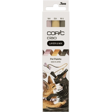 Copic Ciao Markers (Layer & Mix)?Pet Palette Set of 3, none
