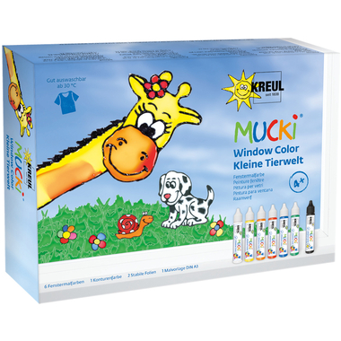 KREUL Fenstermalfarben 29ml KR-24451 7 Farben