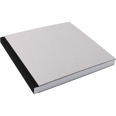 KUNST & PAPIER Projektskizzenbuch 21x21cm 110311 grau/schwarz