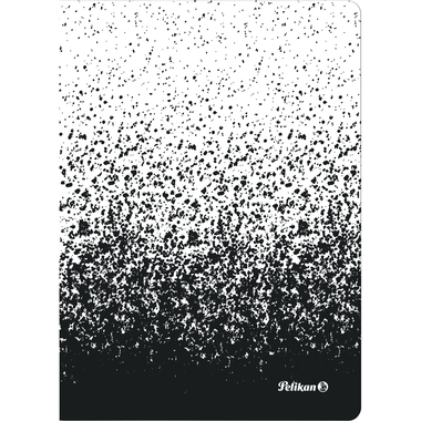 PELIKAN Carnet A5 300002306 quadrillé noir/blanc