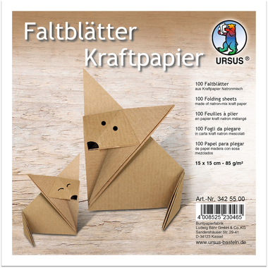 Faltblätter "Kraftpapier"
