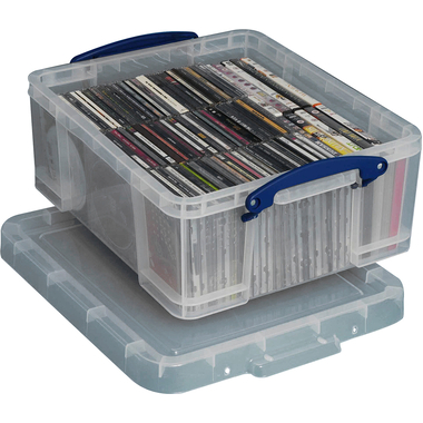 Really Useful Storage Box 18 Litre, Clear