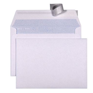 METTLER Couvert ohne Fenster C6 6066 100g, ultraweiss 1000 Stk.