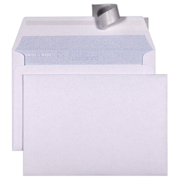 METTLER Couvert ohne Fenster C6 6066-80-S100 80g, ultraweiss 100 Stk.